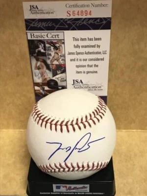 MIGUEL  SANO  MINNESOTA TWINS SIGNED M.L. BASEBALL JSA S64894 - Image 1 of 2