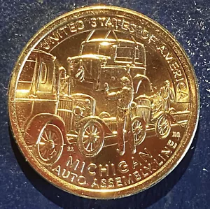2025 P BU Michigan American Innovation Dollar Auto Assembly from US Mint Roll - Picture 1 of 2