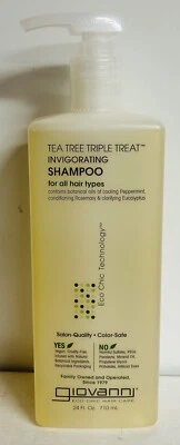 Giovanni ~ Tea Tree Triple Treat Invigorating Shampoo 24 fl oz - Image 1 of 2