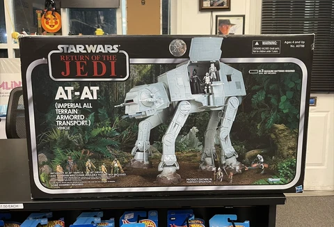 Star Wars The Vintage Collection AT-AT Toys R US TRU exclusive ROTJ Cover