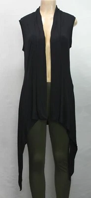 Cárdigan para mujer Completely Me by Liz Lange sin mangas elástico negro talla M Foto 1 de 4