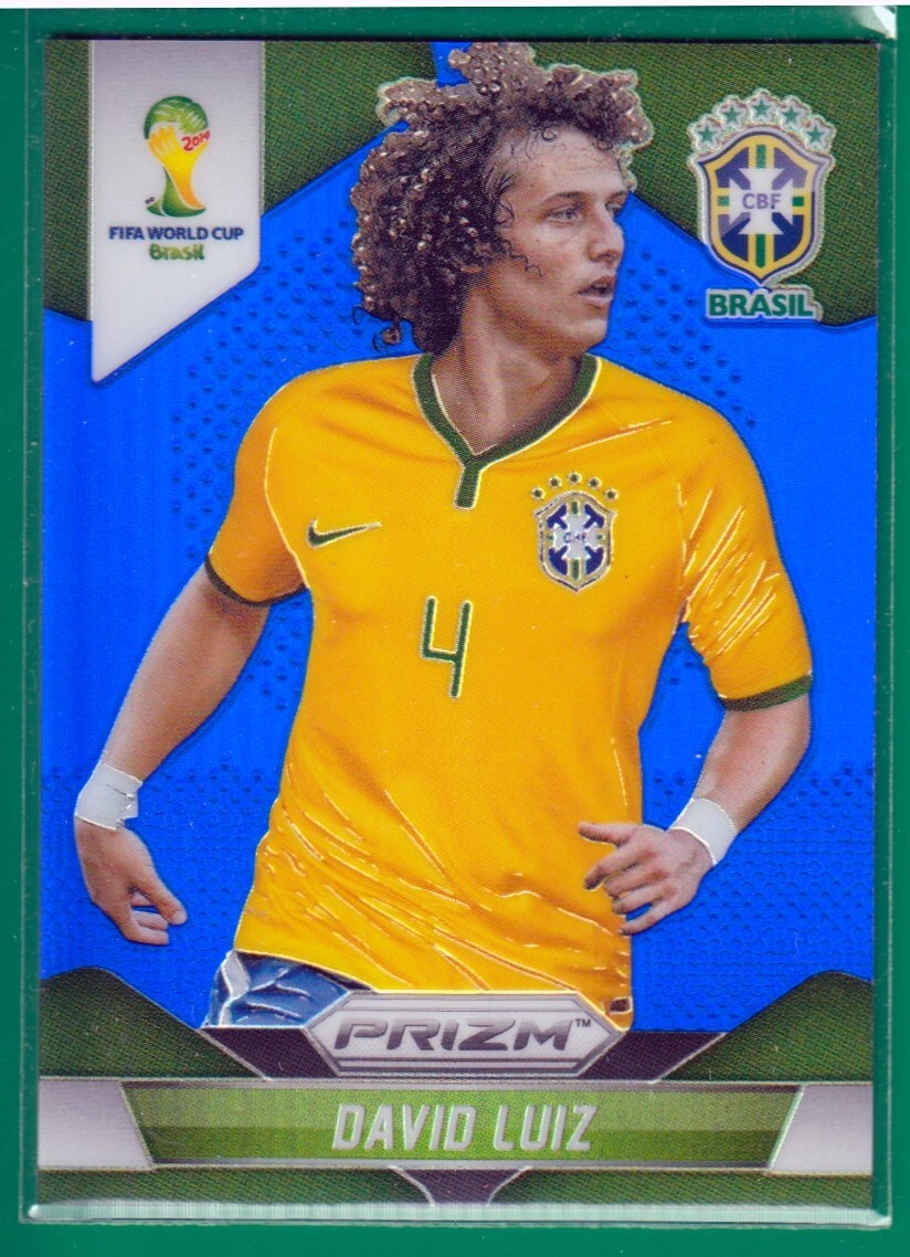 2014 Panini Prizm World Cup Blue # 106 David Luiz 111/199
