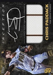 [DIGITAL CARD] Topps Bunt - Chris Paddack- Inception Black - Signature Relic - Picture 1 of 1