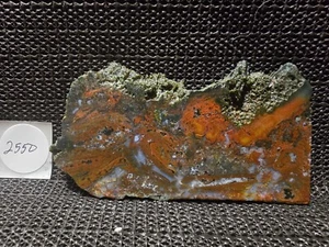 Lastra di diaspro marino colorato, cabina/collezione, ottimo pezzo, Madagascar - Foto 1 di 8