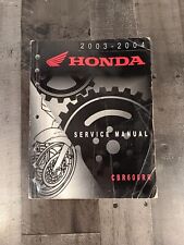 2003 2004 Honda CBR600RR Motorcycle Shop Service Repair Manual Model CBR 600 RR