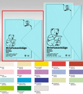 URSUS Briefumschläge FARBIG 10 Stück DIN C6 - 1 FARBE AUS 18 - Bild 1 von 21