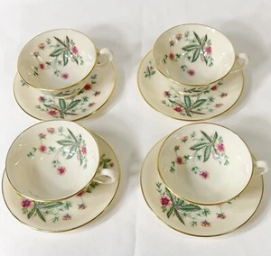Set 4 tazze da tè e piattini Lenox COUNTRY GARDEN Bone China W302 - Foto 1 di 12