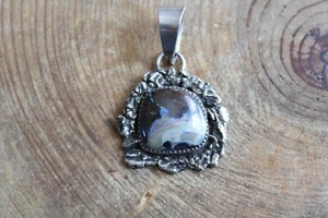 Brauner Opal & Sterling Silber Anhänger Navajo - Bild 1 von 7