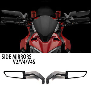 For Ducati Streetfighter V4 S V4S V2 Motorcycle Side-Mirror Wind Side Mirror Qo