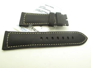 Panerai BLACK CALF beige stitch PONTE VECCHIO STRAP 27mm/22mm 125mm/75mm TANG - Bild 1 von 6