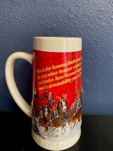 2013 Anheuser-Busch- Budweiser -"Sights Of The Season" Stein -W/Box - Picture 1 of 7