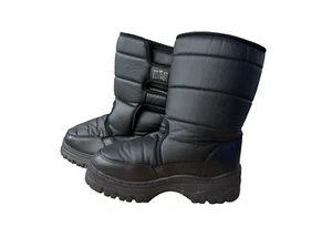 WSF SNOW BOOTS Mens Black Water Resistant Great for Winter Size 7 - Imagen 1 de 10