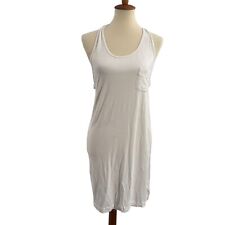 LAMade White Strappy Back Knit Dress Small 