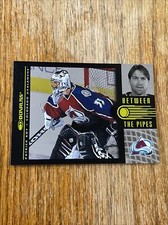 1997-98 Donruss BETWEEN THE PIPES #1 Patrick Roy SERIAL #1506/3500 AVALANCHE SP