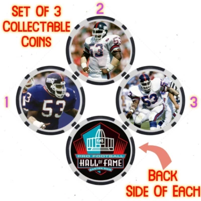 HARRY CARSON - PRO FOOTBALL HALL OF FAME - COLLECTABLE COIN SET - Image 1 of 2