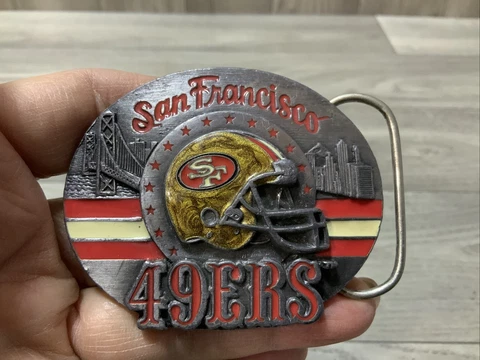 San Fransisco 49ers Belt Buckle Limited Edition 7038/10000- 1998, Siskiyou Cover