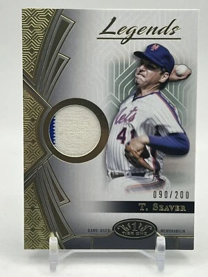 2023 Topps Tier One Tom Seaver GAME USED PINSTRIPE RELIC /200 LEGENDS!... - Image 1 of 2