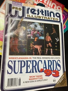 Revista ilustrada PWI Pro Wrestling WWF WCW - agosto 1993 - supercartas 1993 - Imagen 1 de 3