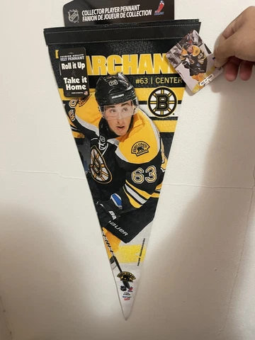 Brad Marchand Boston Bruins Limited Numbered  Premium Felt Collector's Pennant Cover