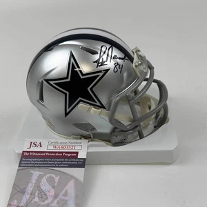 Autographed/Signed Jay Novacek Dallas Cowboys Mini Football Helmet JSA COA - Picture 1 of 3