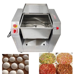 15Qt Commercial Dough Mixer Dough Kneading Machine Tiltable Hopper Flour Blender - Picture 1 of 19