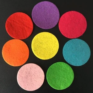 200pcs Mix Color Padded Felt Round Shape Craft DIY Appliques Clothing Decoration - Picture 1 of 12