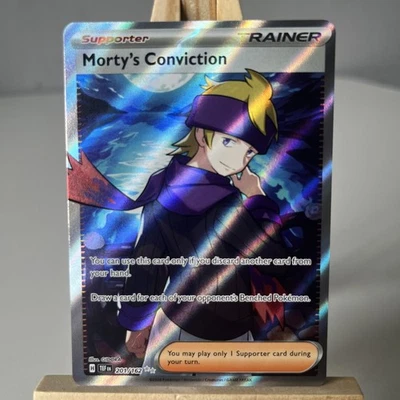 Morty's Conviction 201/162 Sv05: Temporal Forces Holo NM - Image 1 of 2