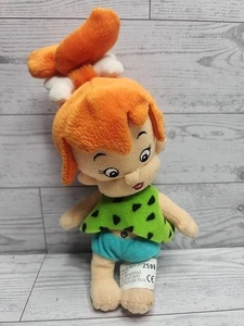 Vintage 1999 Warner Brothers Studio Store Pebbles Flintstones Sitzsack Plüschtier - Bild 1 von 4
