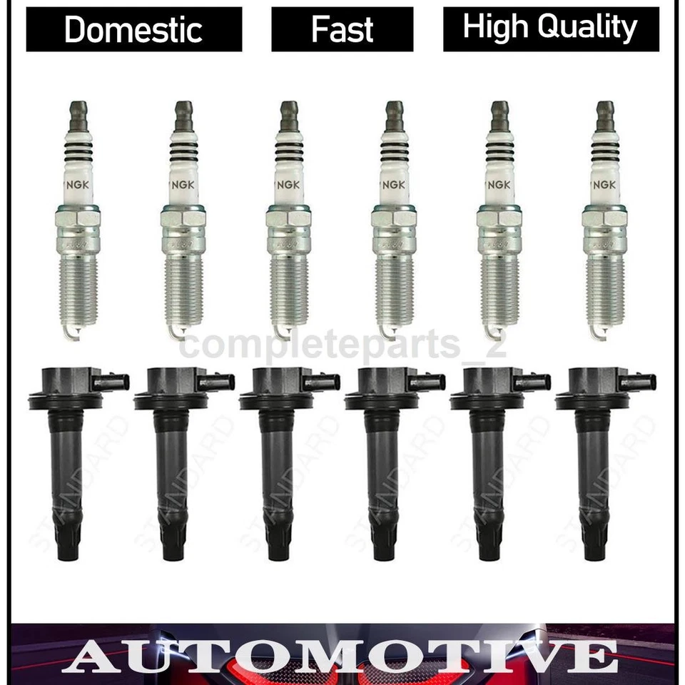 Vela de ignição 12 bobina compatível com 2007 Lincoln MKX MKZ 2008 Mercury Sable - Imagem 1 de 4