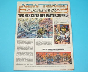 BRAVESTARR INSERT DAILY NEWS BUILD A SCENE POSTER PLANETARY JAIL 1986 FILMATION - Foto 1 di 5