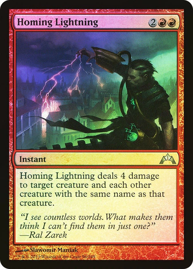 MTG FOIL Homing Lightning  - Gatecrash #096 - Image 1 of 1