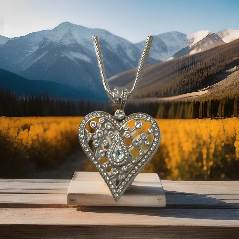 Collar Brighton EMPRESS HEART Lista Convertible $118 Nuevo con Etiquetas ¡Hallazgo Raro! Foto 1 de 1