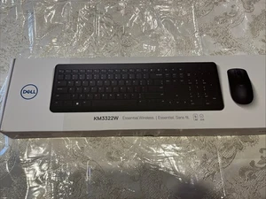 NEW Dell Wireless Keyboard and Mouse KM3322W - Picture 1 of 5