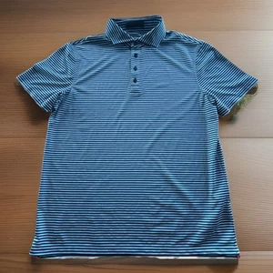 G Fore G/FORE Golf Poloshirt Herren Large gestreift Kurzarm Performance - Bild 1 von 7