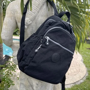 Kipling Black Small Backpack Purse Bag - Picture 1 of 11