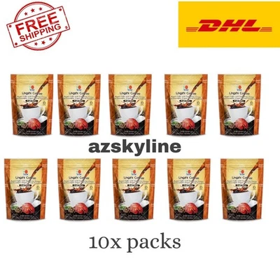 10 Packs DXN Lingzhi Black Coffee Ganoderma Reishi Instant Classic Cafe