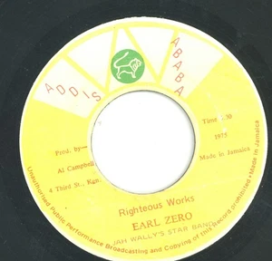 " RIGHTEOUS WORKS." earl zero. ADDIS ABABA 7in 1975. - Picture 1 of 2