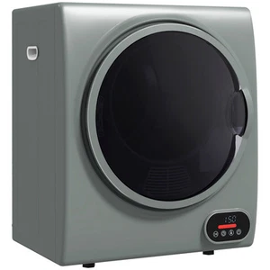HOMCOM Portable Clothes Dryer 120V 850W Laundry Dryer for Apartment, Gray - Picture 1 of 11