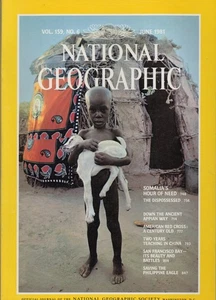 NATIONAL GEOGRAPHIC-1981-SOMALIA+APPIAN WAY+AMERICAN RED CROSS+CHINA+EAGLE - Bild 1 von 1