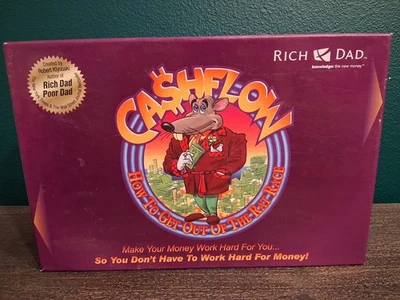 Cashflow 101 Juego de Mesa Padre Rico Padre Pobre Invertir Finanzas Robert Kiyosaki USADO Foto 1 de 4