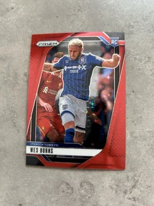 2024-25 Panini Prizm Premier League Wes Burns #284 Red Stars Prizm /25 (RC) - Picture 1 of 2