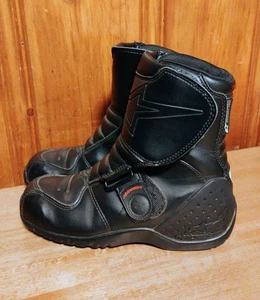 Alpinestars Stiefel Herren 6 schwarz V2 Ridge wasserdicht schwarz Leder Motorrad - Bild 1 von 9