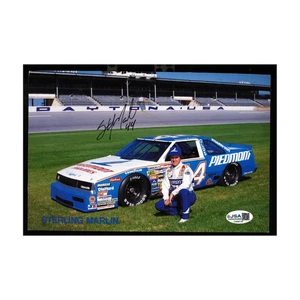 Sterling Marlin Nascar Autographed Signed Piedmont Airlines 1988 6x9 Postcard - Picture 1 of 2