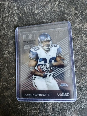 2015 Panini Clear Vision Rookie ReVision Justin Forsett Card# 100 - Image 1 of 2