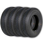 Weize ST225/75R15 Trailer Tire Radial 10 Ply Load Range E, 225 75R15 4 Pack 