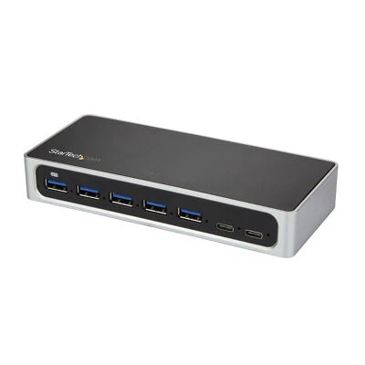 StarTech 7 Port USB C Hub with Fast Charge Port - USB-C to 5x USB-A 2x USB-C  - Image 1 of 4
