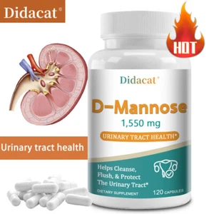 Cápsulas D-Manosa--Mantener la salud del sistema urinario y apoyar la limpieza natural - Imagen 1 de 10