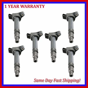 For Lexus GS300 GS350 IS250 Toyota Sequoia Tundr UF507 V6 V8 Ignition Coil 6PCS - Picture 1 of 3