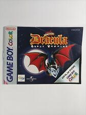 Universal Monsters: Dracula Crazy Vampire - Nintendo Gameboy Spielanleitung A86