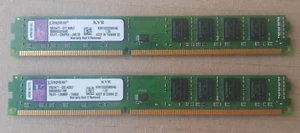 Memory RAM Kingston KVR133D3N9/4G 1.5V 2X - Picture 1 of 2